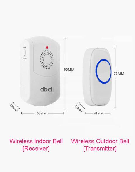 Wireless vibtrating doorbell