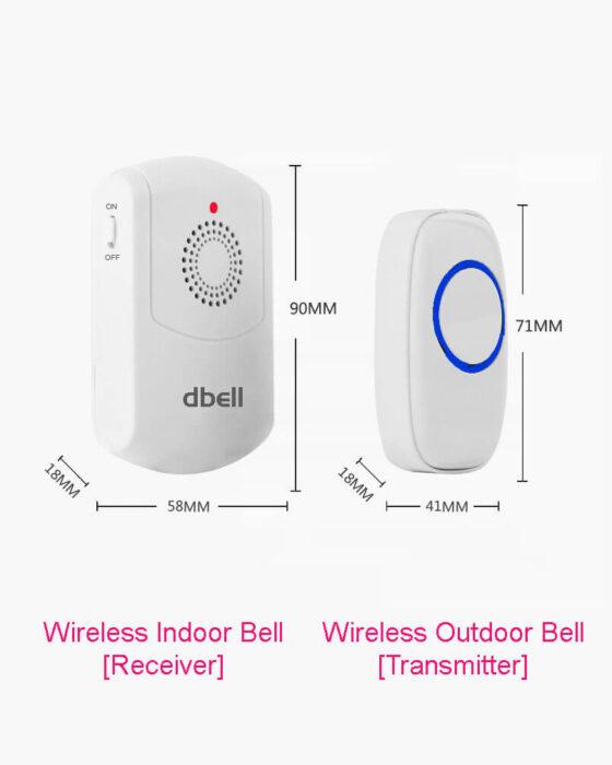 Wireless vibtrating doorbell