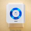 Flashing lights doorbell for special needs