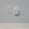 Wireless doorbell on the wall